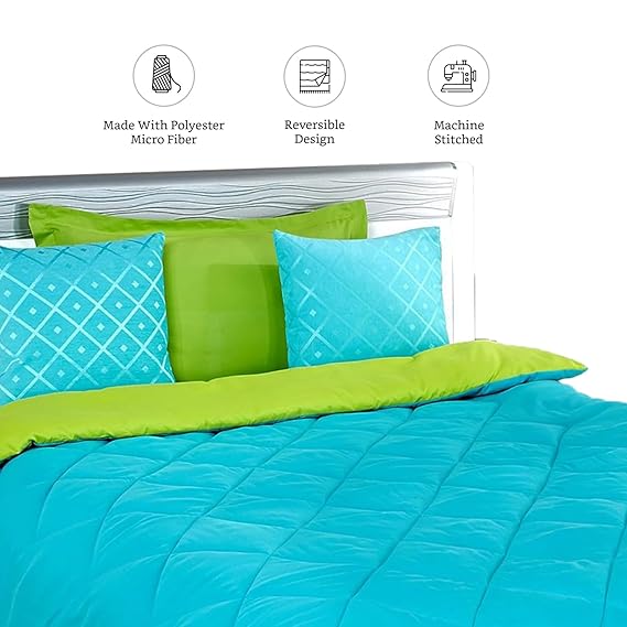 Amazon Brand - Solimo Microfiber Reversible Comforter