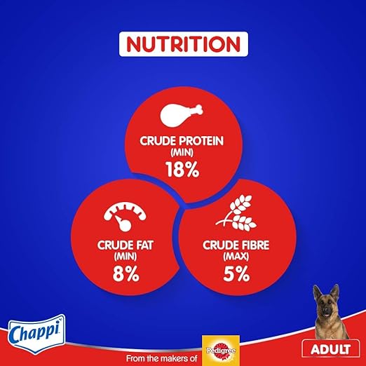 Chappi Adult (1+ Years) Dry Dog Food, Chicken & Rice, 20 kg