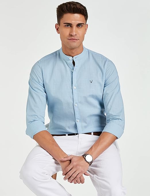 Allen Solly Men's Slim Fit Shirt (Long Sleeve)