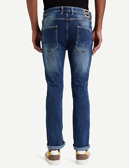 Amazon Brand - INKAST Men's Slim Carrot Fit Stretch Jeans