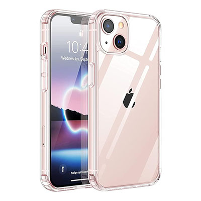 Amozo Ultra Hybrid Camera and Drop Protection Back Cover Case for iPhone 13