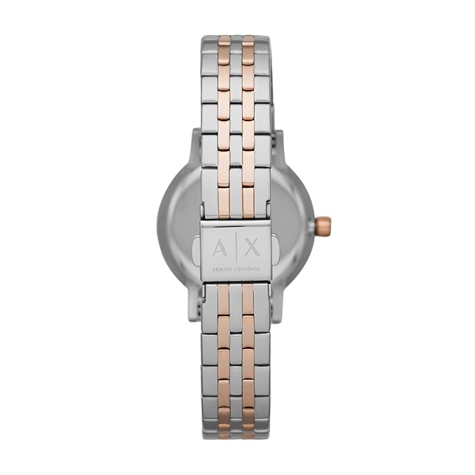 Armani Exchange Lola Analog Silver Dial and Band Women's Watch