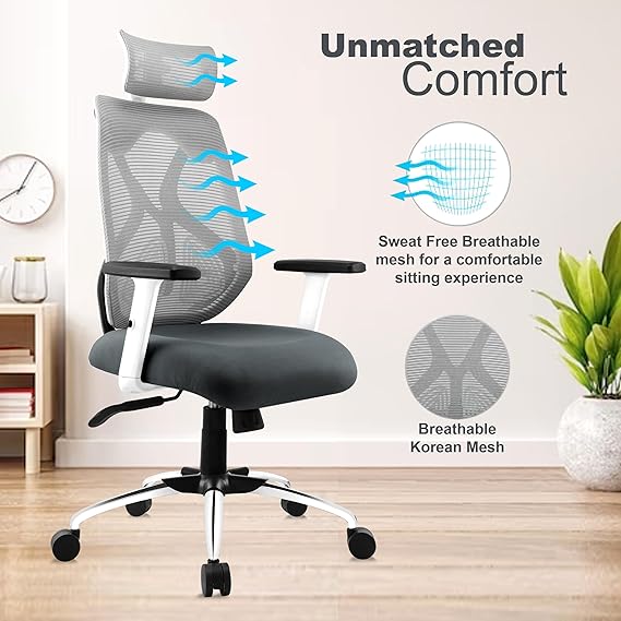 ASTRIDE Ergofit Ergonomic Office Chair for Home