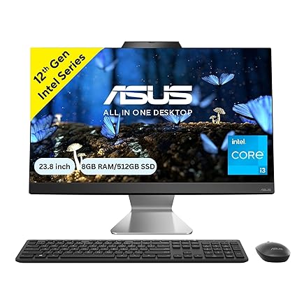 ASUS AiO A3 Series, FHD, Intel Core i3-1215U 12th Gen, All-in-One Desktop