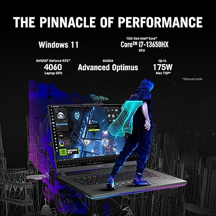 ASUS [Smartchoice] ROG Strix G16, 13th Gen Intel Core i7, Gaming Laptop