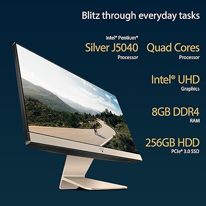 ASUS Vivo AiO V222, 4 core Intel Pentium Silver J5040, 21.5