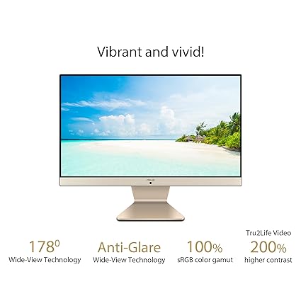 ASUS Vivo AiO V222, 4 core Intel Pentium Silver J5040, 21.5