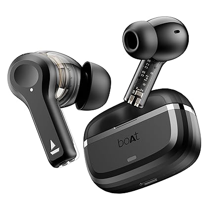 boAt Nirvana Space Truly Wireless in-Ear w/ 360º Spatial Audio, ANC Up to 32dB, 100hrs Playback