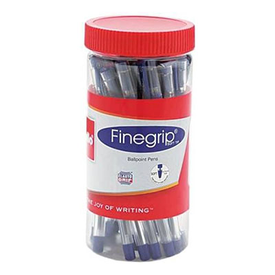 Cello Finegrip Ball Pen | Blue Ball Pens | Jar of 25 Units