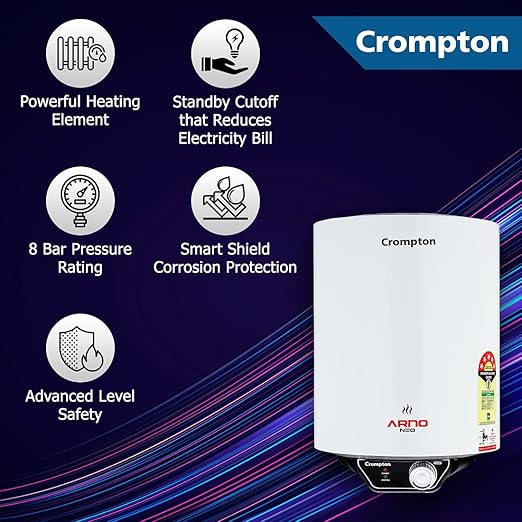 Crompton Arno Neo 15-L 5 Star Rated Storage Water Heater (Geyser)