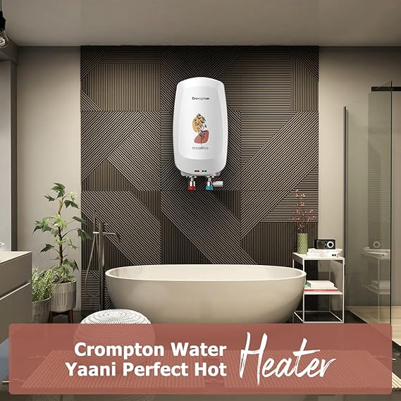 Crompton InstaBliss 3L | 3000-Watts Powerful Heating | Water Heater (Geyser)