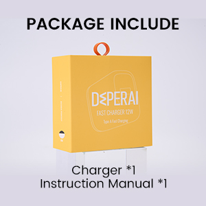 DeperAI 25W 2-in-1 Fast Charger Adapter