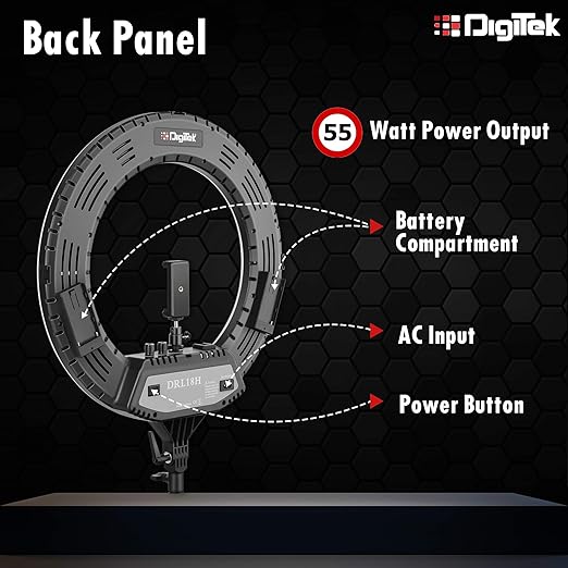 DIGITEK (DRL 018H) 18 Inch LED Ring Light