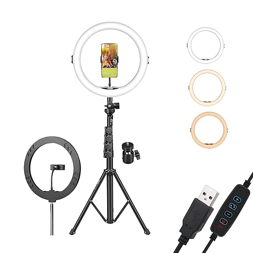 DIGITEK (DRL-14C) 14 Inch LED Ring Light with 5ft Stand