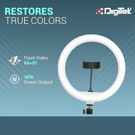 DIGITEK (DRL-14C) 14 Inch LED Ring Light with 5ft Stand