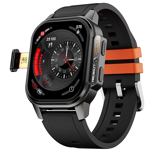 Fire-Boltt Snapp Smart Watch, Selfie Camera, AMOLED Display