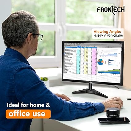 FRONTECH 20 Inch HD LED Monitor | Refresh Rate 60 Hz