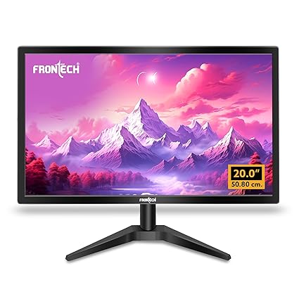 FRONTECH 20 Inch HD LED Monitor | Refresh Rate 60 Hz