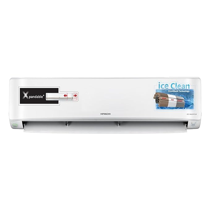 Hitachi 1.5 Ton Class 3 Star, ice Clean, Xpandable+, Inverter Split AC