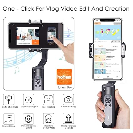 Hohem iSteady X Lightweight Smartphone Gimbal Foldable Handheld