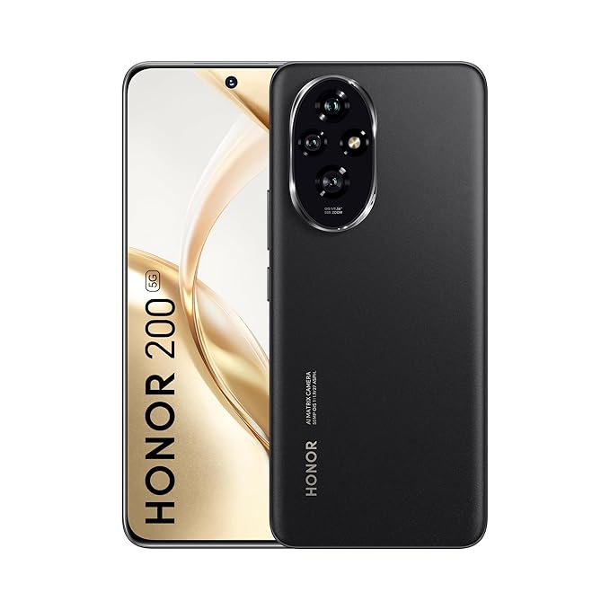 HONOR 200 5G (8GB, 256GB, Black) | 50MP Camera | 6.7