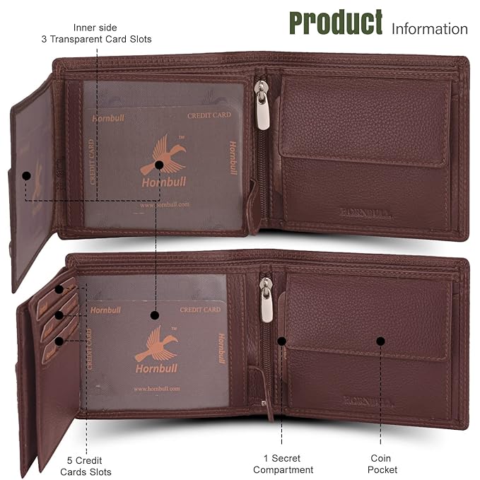 HORNBULL Stella Wallet for Men | Stylist Mens Wallet with RFID Blocking