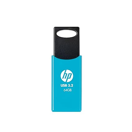 HP 712w 64GB USB 3.2 Flash Drive- Blue