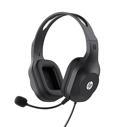 HP H120 Stereo USB On Ear Headset, Plug-and-Play