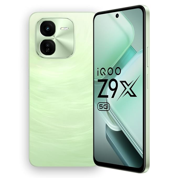 iQOO Z9x 5G (Tornado Green, 6GB RAM, 128GB Storage)