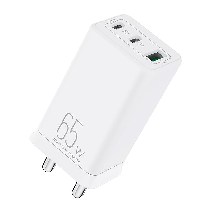 itel ICW-651i 65W Fast Charger | Dual Type-C + USB Port