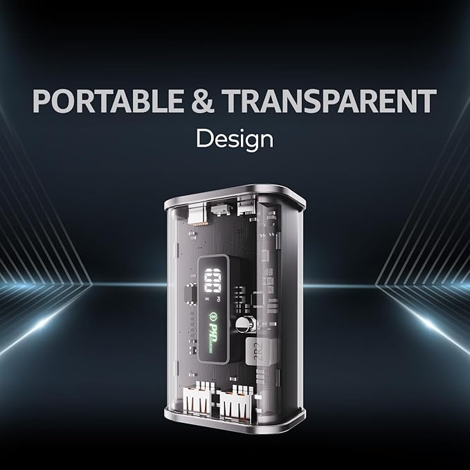 itel Star 110F 10,000mAh Power bank | Transparent Design