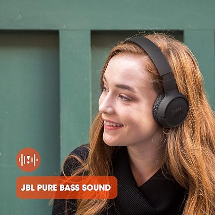 JBL Tune 510BT, On Ear Wireless Headphones with Mic