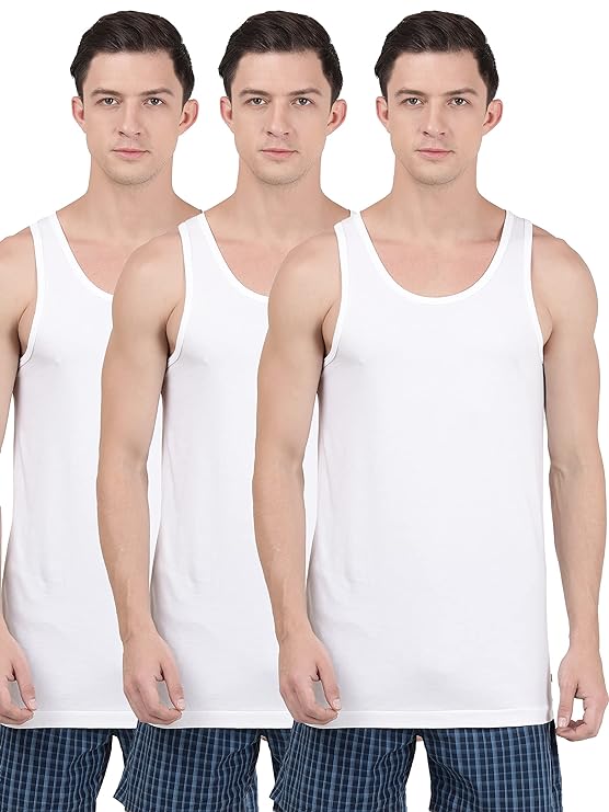 Jockey 8820 Men's Super Combed Cotton Round Neck Sleeveless Vest