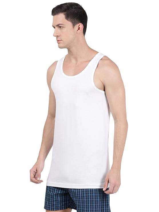 Jockey 8820 Men's Super Combed Cotton Round Neck Sleeveless Vest