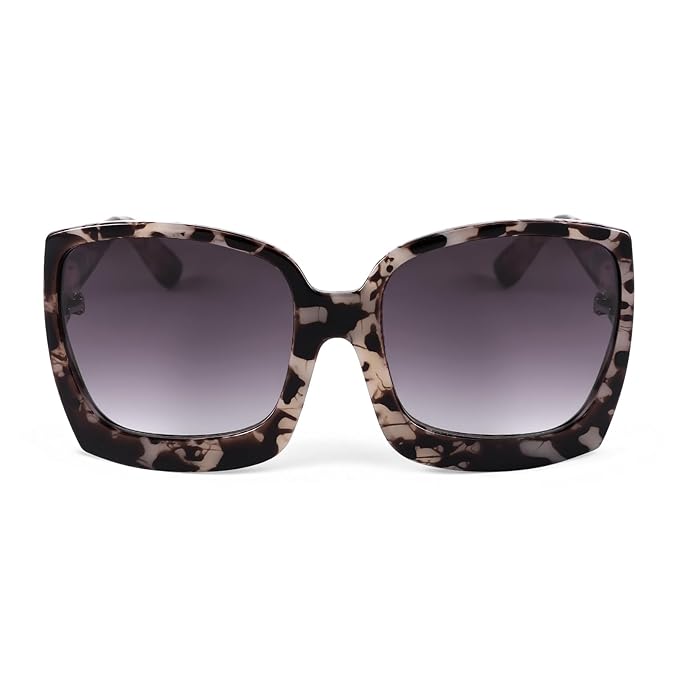 Karsaer Oversized Retro Square Round Women Sunglasses