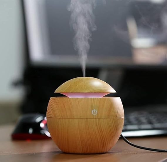 Larrito Wooden Cool Mist Humidifiers Essential Oil Diffuser Aroma Air Humidifier