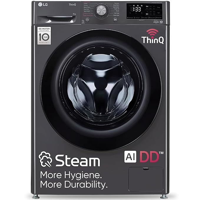 LG AI Direct Drive Technology, 6 Motion DD & Wi-Fi Fully-Automatic Front Load Washing Machine