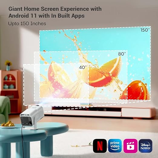 Lifelong LightBeam Pro Smart Projector for Home