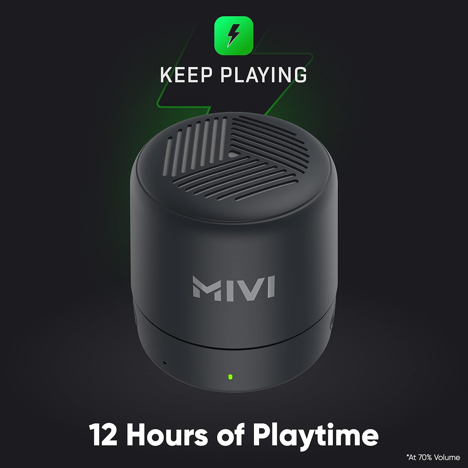 Made in India - Mivi Play Bluetooth Wireless Speaker With 12 Hours Playtime