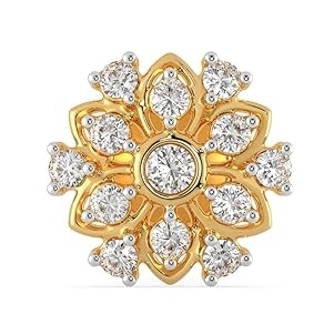 Malabar Gold & Diamonds Yellow Gold Nose Pin for Women 22 k