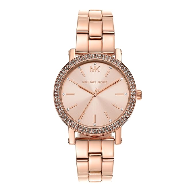 Michael Kors Analog Rose Gold Dial Women's Watch