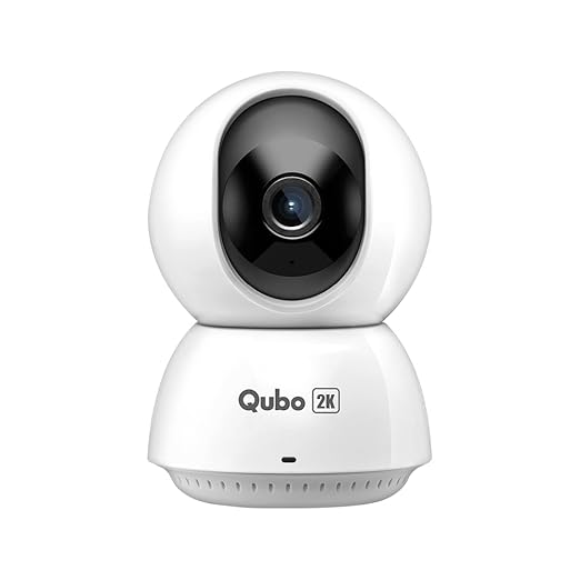 Qubo Smart 360 Ultra 2K 4MP 1440p WiFi CCTV Security Camera