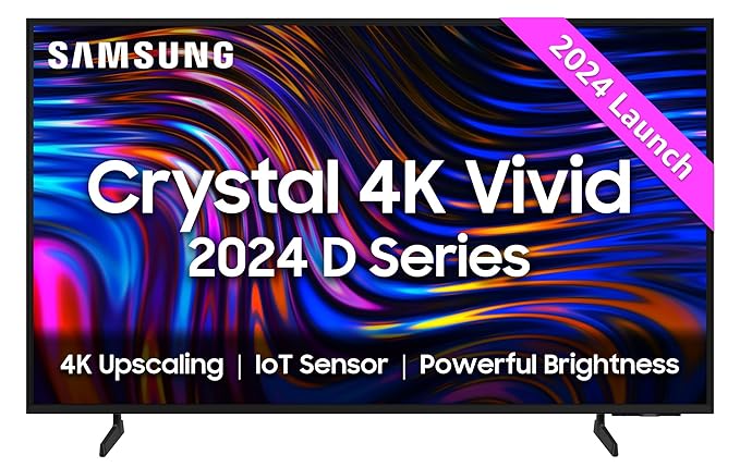 Samsung 108 cm (43 inches) D Series Crystal 4K Vivid Ultra HD Smart LED TV