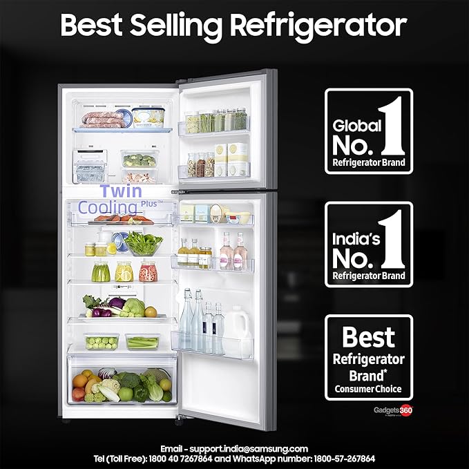 Samsung 385 L, 2 Star, Convertible 5-in-1 Digital Inverter Refrigerator