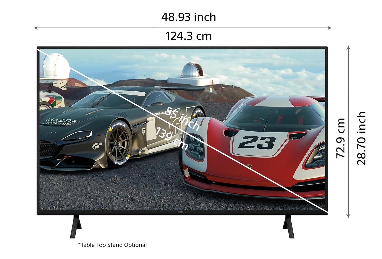 Sony 139 cm (55 inches) BRAVIA 2 4K Ultra HD Smart LED Google TV