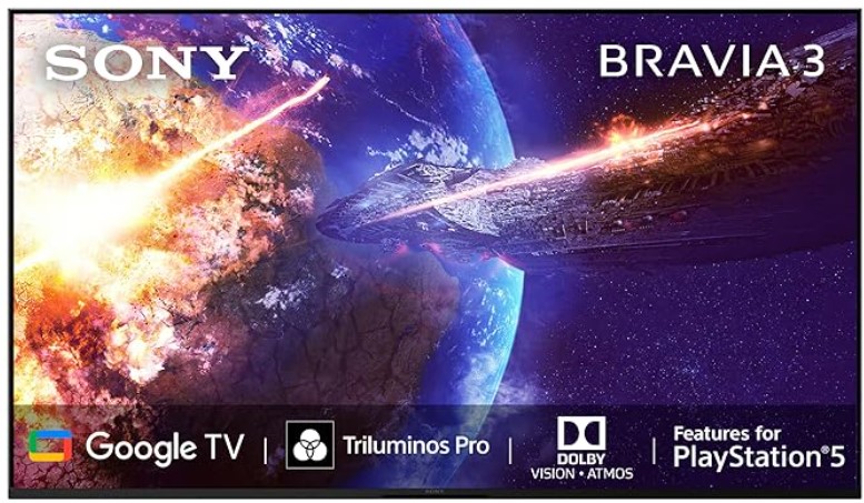 Sony BRAVIA 3 Series 139 cm (55 inches) 4K Ultra HD AI Smart LED Google TV