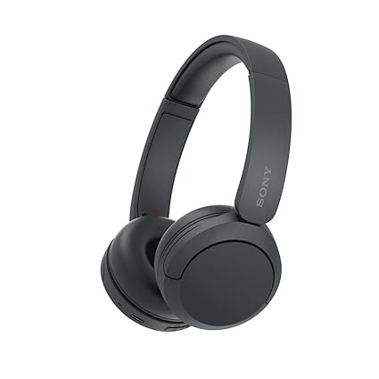 Sony WH-CH520, Wireless On-Ear Bluetooth Headphones with Mic