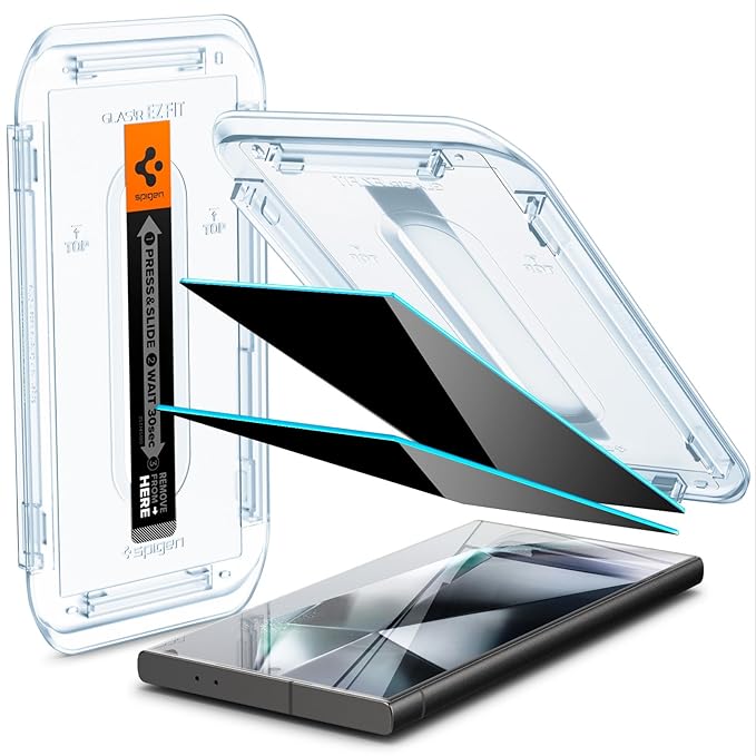 Spigen Ez Fit Privacy Tempered Glass Screen Protector Guard For Samsung Galaxy S24