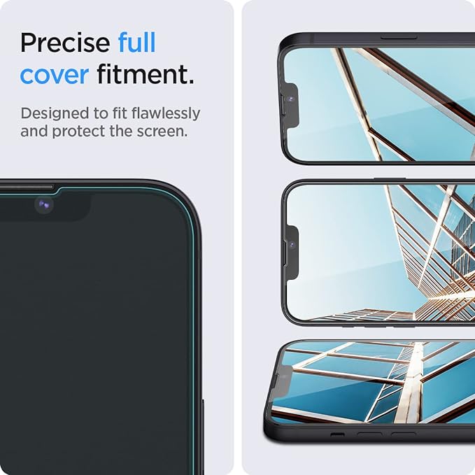 Spigen Ez Fit Tempered Glass Screen Protector For Iphone 14/13/13 Pro