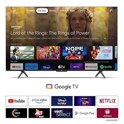 TCL 139 cm (55 inches) 4K Ultra HD Smart QLED Google TV